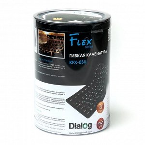 Клавиатура Dialog Flex KFX-03U USB (black) (black)