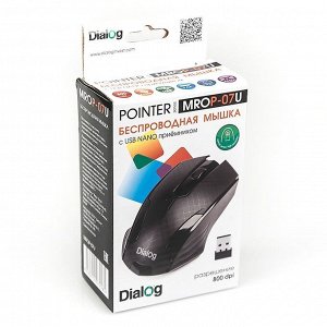 Мышь оптическая беспроводная Dialog Pointer MROP-07U (black) (black)