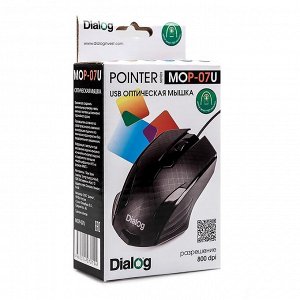 Мышь оптическая Dialog Pointer MOP-07U (black)