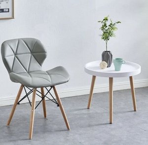 Мягкий стул, серый