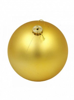 Шар 15 см пластик матовый цвет золотой HS-19-12 Новый год