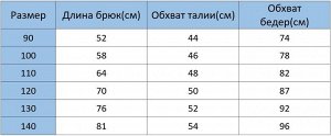 Детские штаны, принт "Камуфляж"