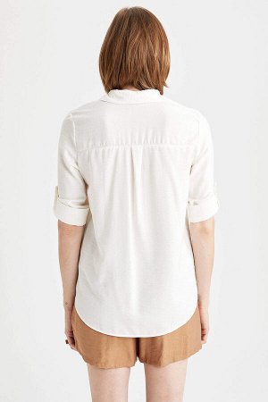 Рубашка Материал Размеры модели : рост: 1,75 грудь: 86 талия: 64 бедра: 91 Надет размер: S Полиамид 13%,вискоз 87%