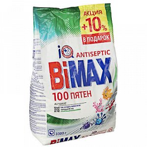 Стиральный порошок BiMax 100 пятен, 3,3 кг
