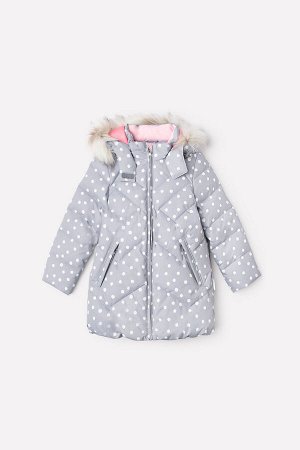 Crockid Куртка(Осень-Зима)+girls (светло-серый, снежки)