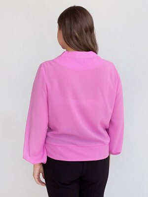 Блузка из креп шифона цвет розовый (Б-111-3)