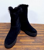 Ботинки зимние черные