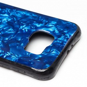 Чехол-накладка SC115 для "Samsung SM-G920 Galaxy S6" (blue) ..