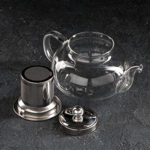 Чайник заварочный Доляна «Калиопа», 600 мл, металлическое сито