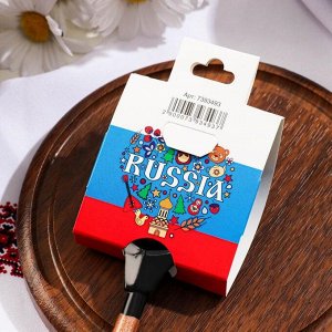 Ложка подарочная "Атрибуты России", с подвесом