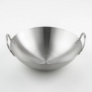 Сковорода-Wok из нержавеющей стали Chief, 5,5 л, d=34 см