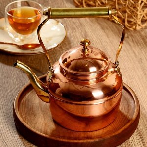 Чайник медный, 1200 мл