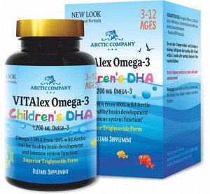 Vitalex Omega-3s Children. Органический комплекс нативных витаминов и минералов, разработанный с учётом особенностей детского организма.