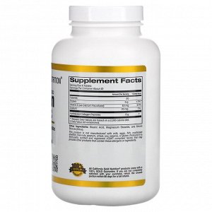 California Gold Nutrition, пептиды гидролизованного коллагена с витамином C, тип 1 и 3, 250 таблеток