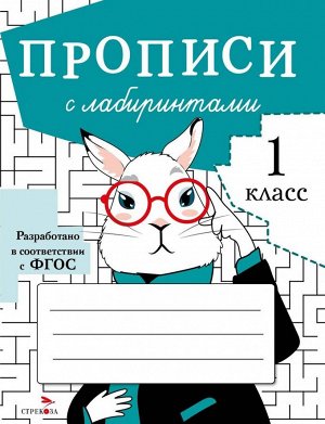 ПРОПИСИ ДЛЯ 1 КЛ. Прописи с лабиринтами