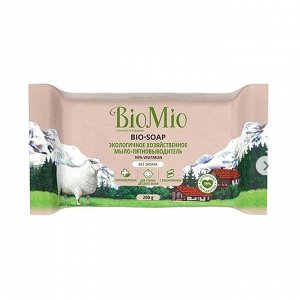 Мыло хозяйственное для выведения пятен Bio-Soap без запаха, Biomio, 200г