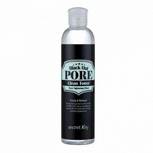 Тонер для лица сужающий поры Secret Key Black Out Pore Clean Toner