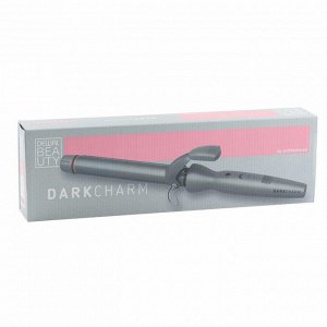 Плойка для волос Dewal Beauty Dark Charm HI1019, 40 Вт, 19 мм, серый