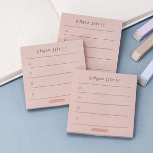 Блок для заметок "Chec list", pink
