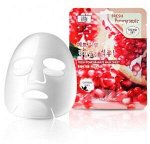 [3W CLINIC] Тканевая маска для лица ГРАНАТ Fresh Pomegranate Mask Sheet, 1 шт
