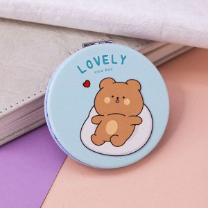 Зеркало "Relax lovely bear", blue
