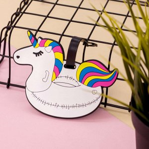 Бирка для багажа &quot;Summer color unicorn&quot;