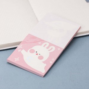 Блок для заметок "Cute hare", pink