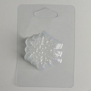 Пластиковая форма для мыла «Снежинка»