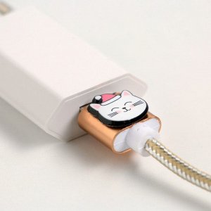 Набор кабель Micro USB + зарядное устройство, модель PB-02, "Заряд милоты",7,3 х 14,7 см