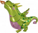 Шар-фигура/ мини фольга, &quot;Дракон&quot; (Falali), 13&quot;/33 см, с клапаном
