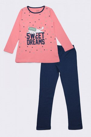 Пижама детская Розовый/синий