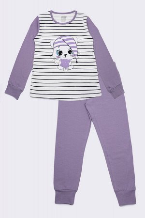Пижама детская Фиолетовый/белый