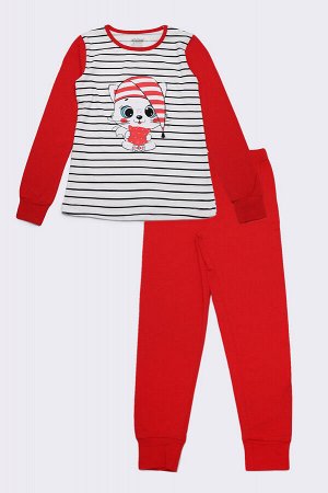 Пижама детская Красный/белый