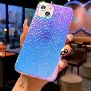 Чехол голограмма хамелеон на телефон Iphone