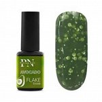 FLAKE base Avocado травянисто-зеленая база с белыми шестигранниками NEW!