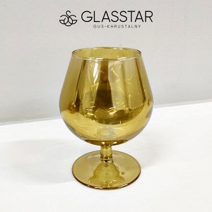 Набор из 6 бокалов для бренди Glasstar "Радуга Honey" / 250 мл