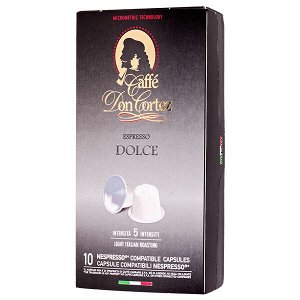 Кофе капсулы CAFFE DON CORTEZ DOLCE 1 уп х 10 капсул