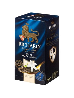 Чай RICHARD 'ROYAL BLACK JASMINE' 25 пакетиков 1 уп.х 12 шт.