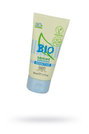 Интимный гель-лубрикант HOT Bio Sensitive на водной основе, для чувствительной кожи, 50 мл