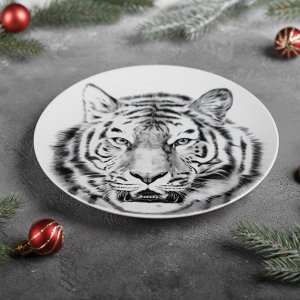 Тарелка мелкая «Тигр», d=20 см