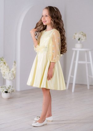Бэти нарядное платье желтый
