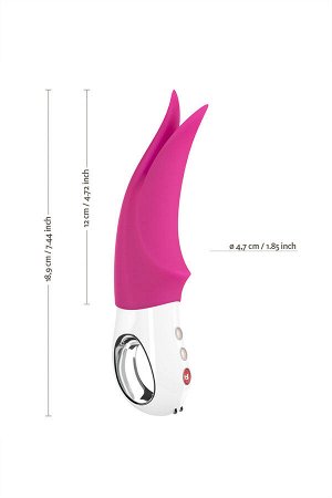 Вибратор Fun Factory VOLTA, силикон, розовый, 18,9 см
