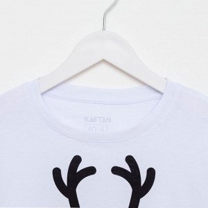 Пижама женская (футболка и брюки) KAFTAN "Deers" размер