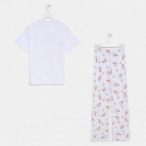 Пижама женская (футболка и брюки) KAFTAN "Deers" размер
