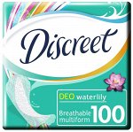 DISCREET Женские гигиенические прокладки на каждый день Deo Water Lily Multiform 100шт ПрепакКор