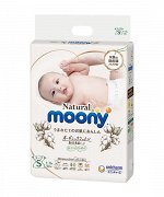 MOONY Natural подгузники, S (4-8 кг), 58 шт. NEW /Новинка!/