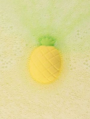 Бомбочка для ванны двухцветная с ароматом ананаса 100г