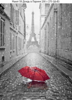 Фотообои Дождь в Париже