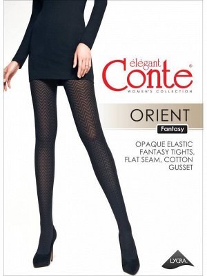 CONTE Колготки с рисунком «зигзаг» ORIENT