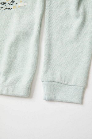 Пижамный комплект с длинным рукавом для девочек